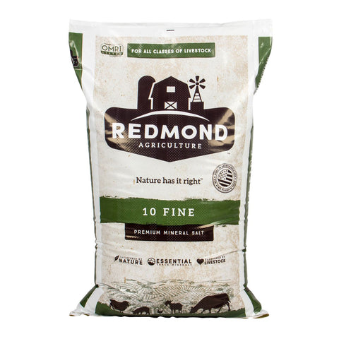 Redmond - Fine #10 TM Bagged Salt - 50 lb