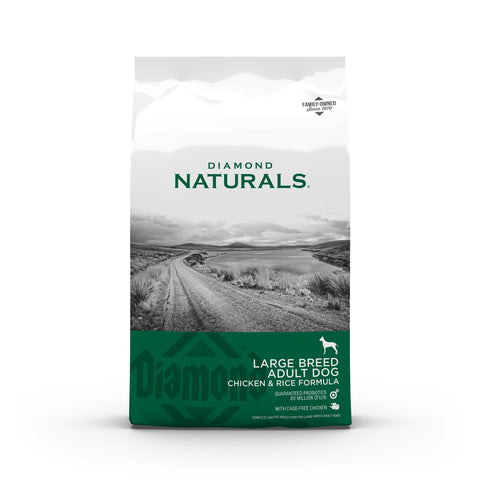 Diamond Naturals - Large Breed Chicken & Rice Dog Food - 40 lb