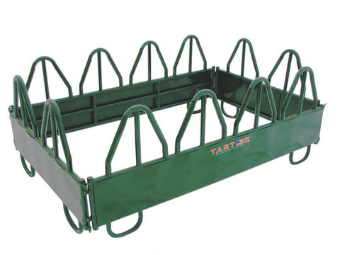 Tarter - Feeder - A-Frame Large Bale - Horse - 6' x 10' - Green